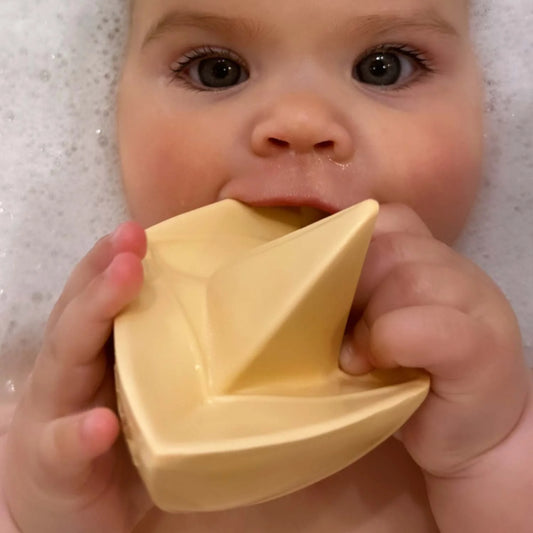 Juguete de Baño - Origami Boat Vanilla