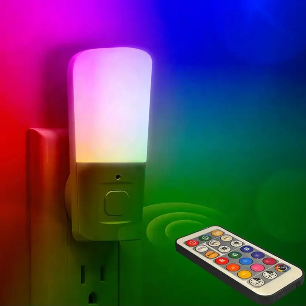 Luz Nocturna con Control Remotoa