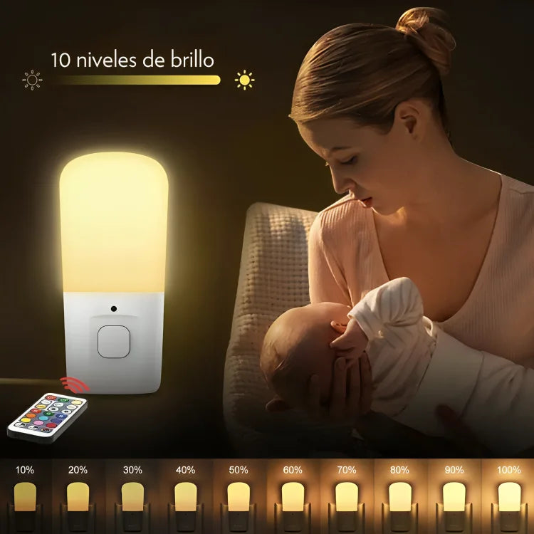 Luz Nocturna con Control Remotoa