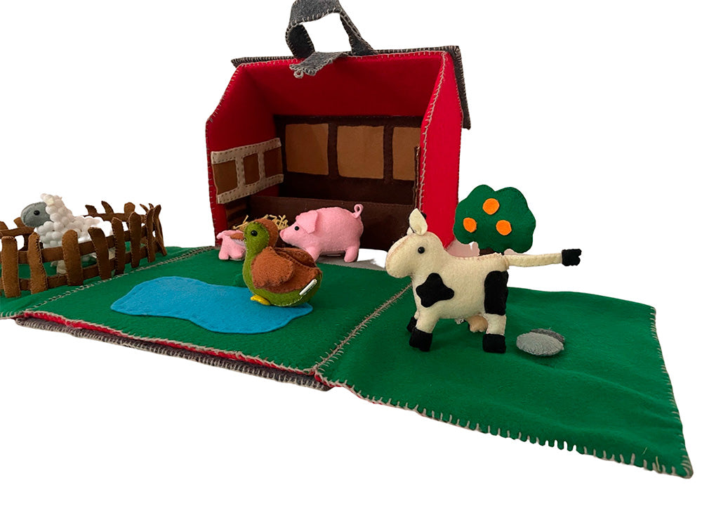 Casita de fieltro Granjita