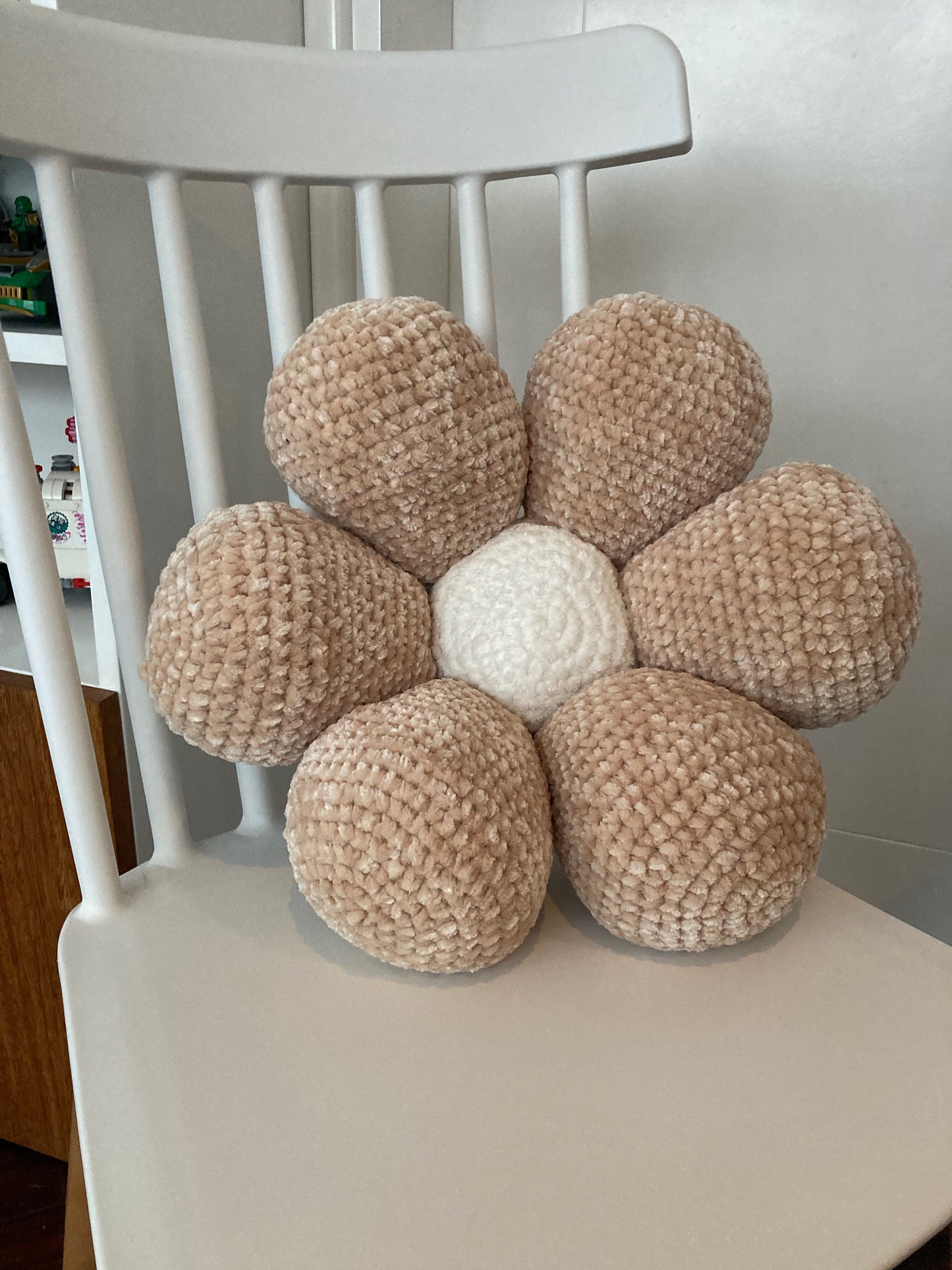 Cojín Margarita Beige