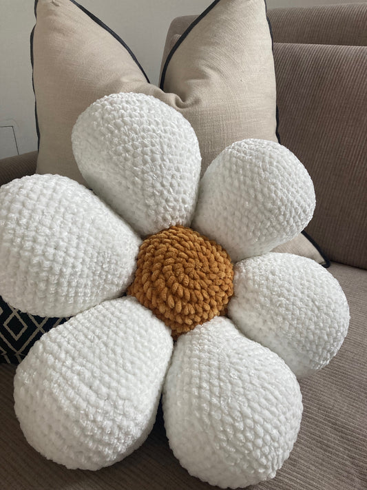 Cojín Margarita Blanco