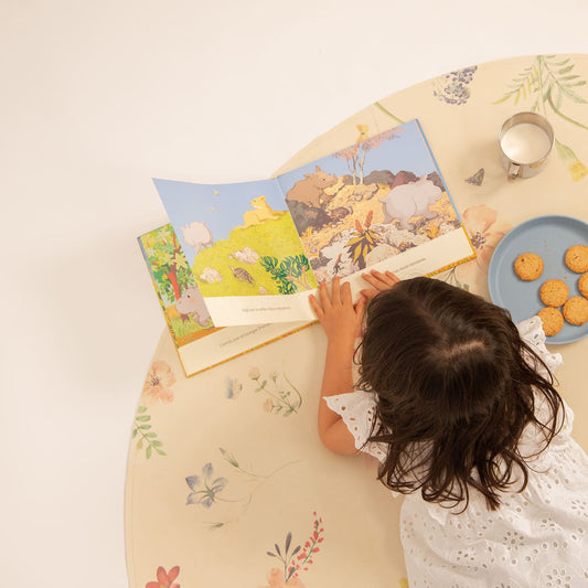 Mat Circular Plus - Cuero Vegano Rosa