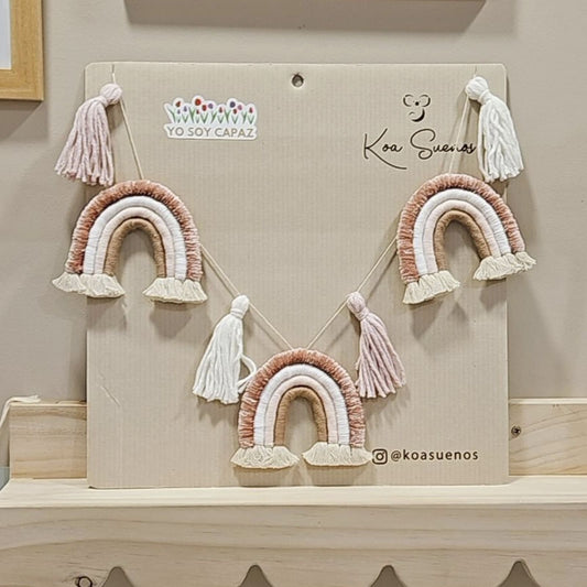 Guirnalda Borlas Arcoíris