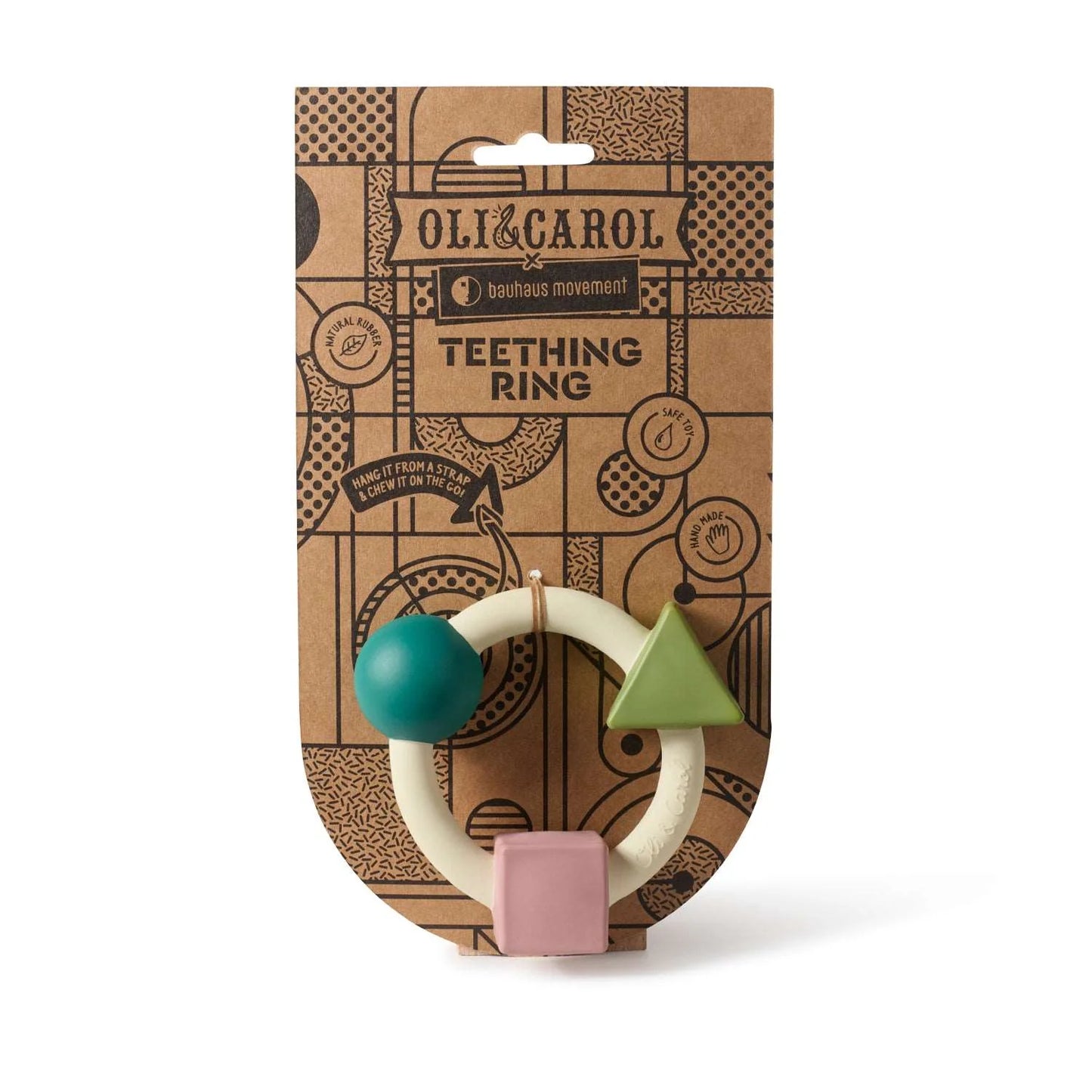 X Bauhaus Movement Teething Ring Soft