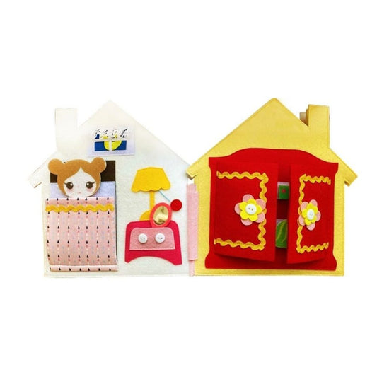 Libro Sensorial Casita de Muñeca