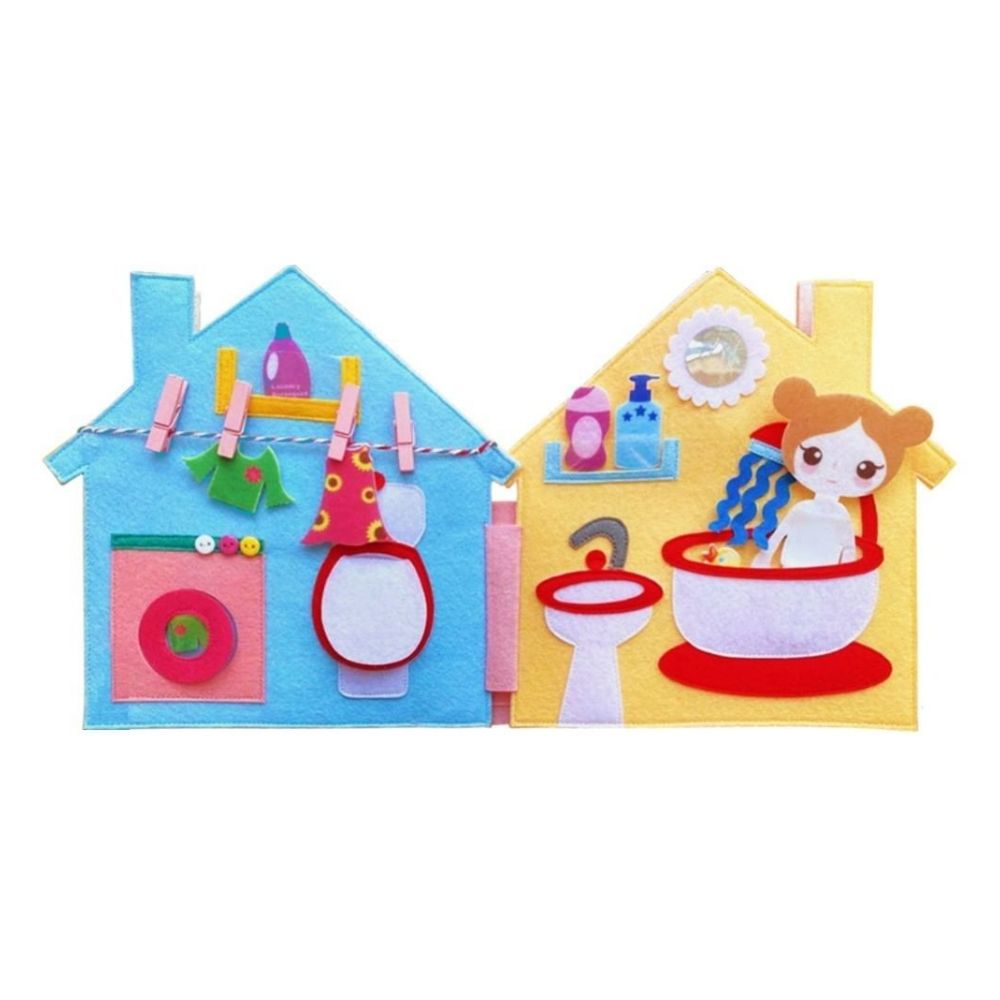 Libro Sensorial Casita de Muñeca