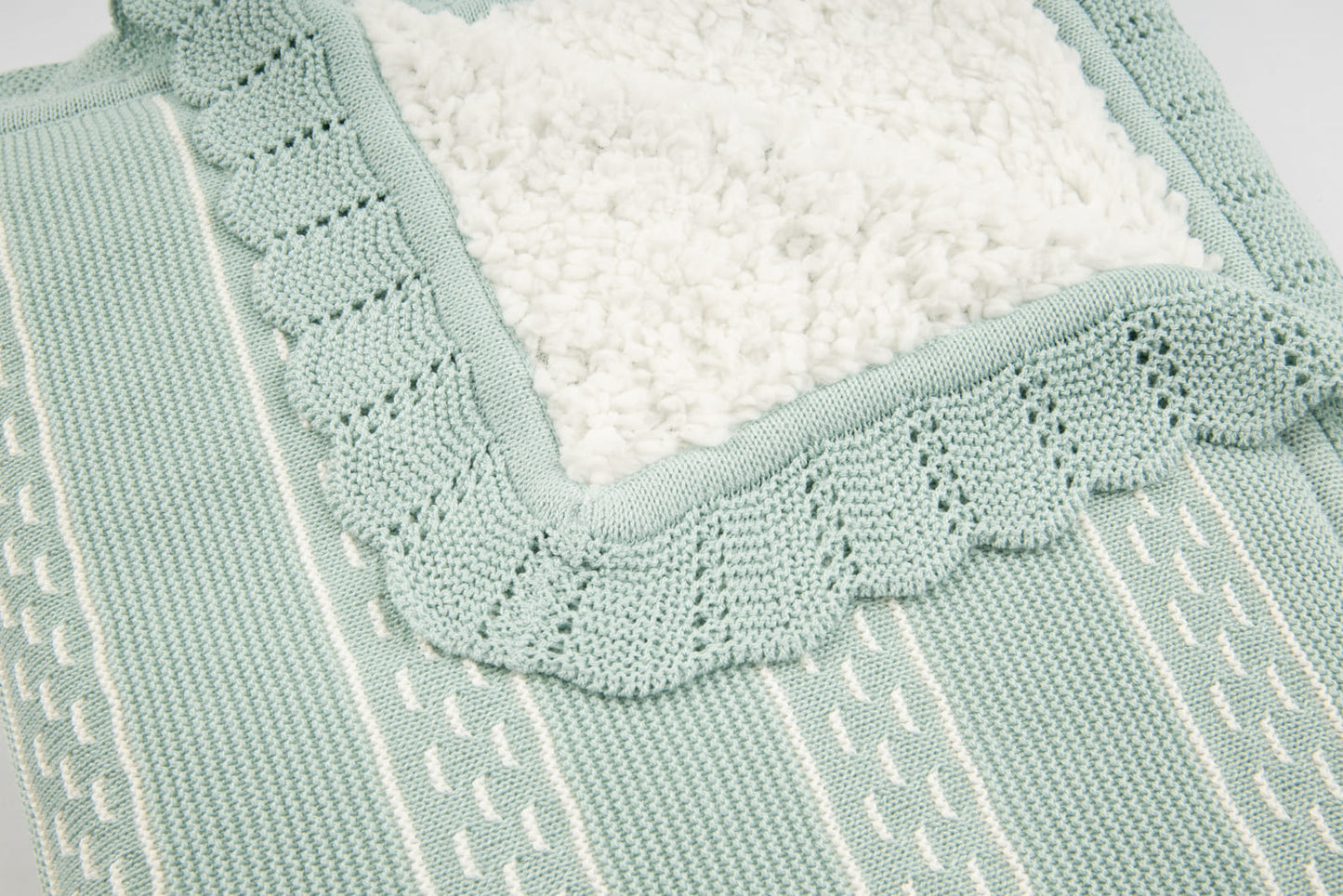 Mantita Listado Verde Jade