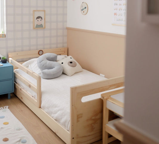 cama, camas, 1 plaza, 1.5 plazas, muebles infantiles, colección, funcionales, modulares, diseñadas, enfoque, montessori, sostenibilidad, convertible, niños, niñas, madera, evolutivas, medio ambiente, somos verde, minimalista, decoración, hogar, cuartos, barnizadas