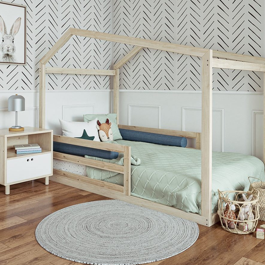 Maia. cama estilo casita, 1 plaza, 1.5 plazas, muebles infantiles, colección, diseñadas plana, montessori, asiri, sostenibilidad, convertible, niños, niñas, madera, evolutivas, ecológicas ambiente, somos verde, minimalista, dormitorio; decoración, hogar, moderna, barnizadas, sencillez.