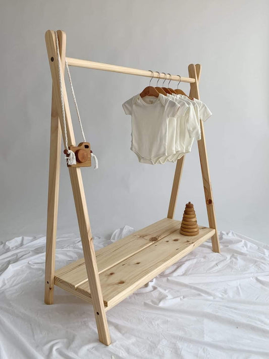 Perchero de madera, dormitorio, home, decoración, pino, habitación, moderno, minimalista, niñas, niños, muebles infantiles, decorar, funcional, vintage, elegante, baby, organizador de ropa, infantil.