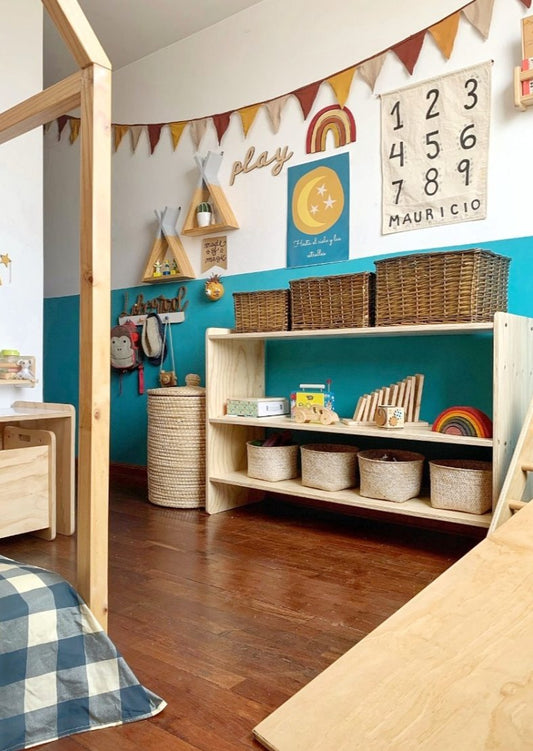 Estante de madera, maxi start,  dormitorio, home, decoración, 3 niveles, habitación, moderno, minimalista, niñas, niños, muebles infantiles, decorar, funcional, vintage, elegante, baby, organizador de juguetero, infantil,cajones.