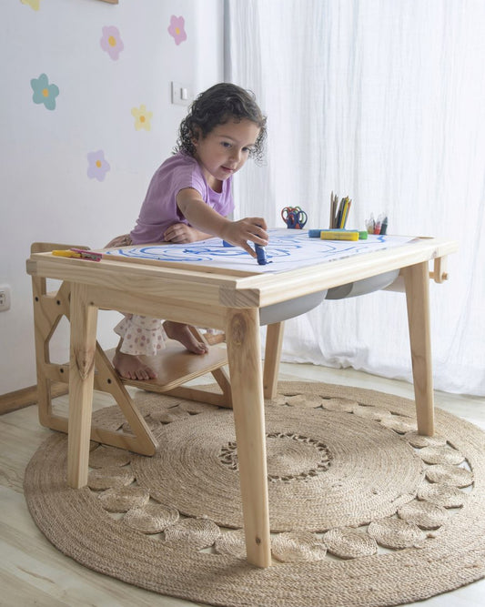 Mesa Sensorial Kids, dormitorio, home, decoración, habitación, moderno, minimalista, niñas, niños, muebles infantiles, decorar, funcional, vintage, elegante, baby, infantil, organizador, mesa trabajo, dibujos, multiuso.