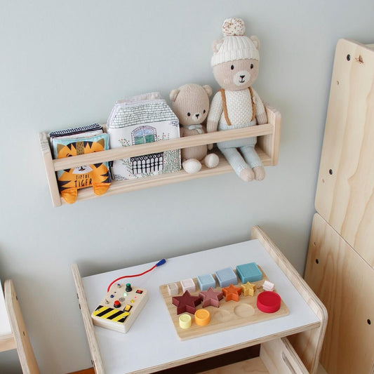 Repisa Basic,montessori, dormitorio, home, decoración, habitación, moderno, minimalista, niñas, niños, muebles infantiles, decorar, funcional, vintage, elegante, baby, infantil, librero organizador, multiuso, organiza juguetes, libros estudiar, libros sensoriales, madera.