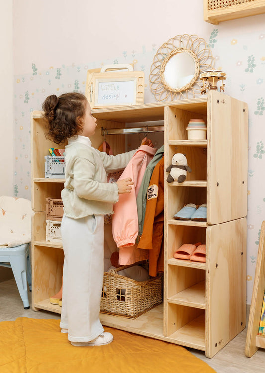 Ropero de madera, dormitorio, home, decoración, habitación, moderno, minimalista, niñas, niños, muebles infantiles, decorar, funcional, vintage, elegante, baby, infantil, organizador ropa, zapatillas, calzado.