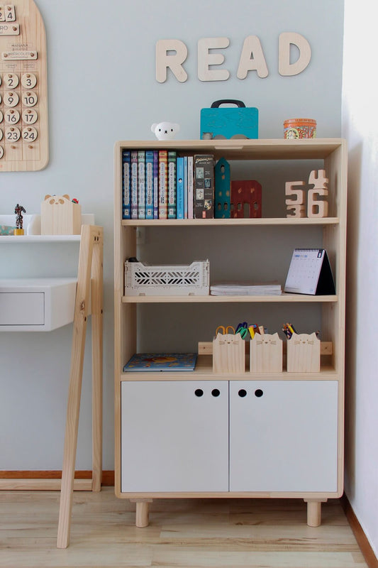 Estante, madera, dormitorio, home, decoración, habitación, moderno, minimalista, niñas, niños, muebles infantiles, decorar, funcional, vintage, elegante, baby, organizador de juguetero, infantil,cajones.