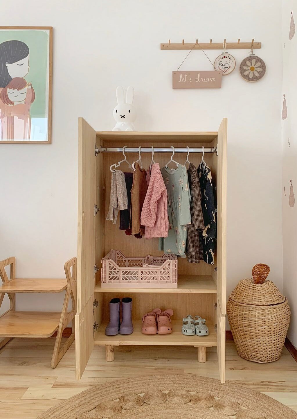 Estante, madera, dormitorio, home, decoración, habitación, moderno, minimalista, niñas, niños, muebles infantiles, decorar, funcional, vintage, elegante, baby, organizador de juguetero, infantil,cajones.