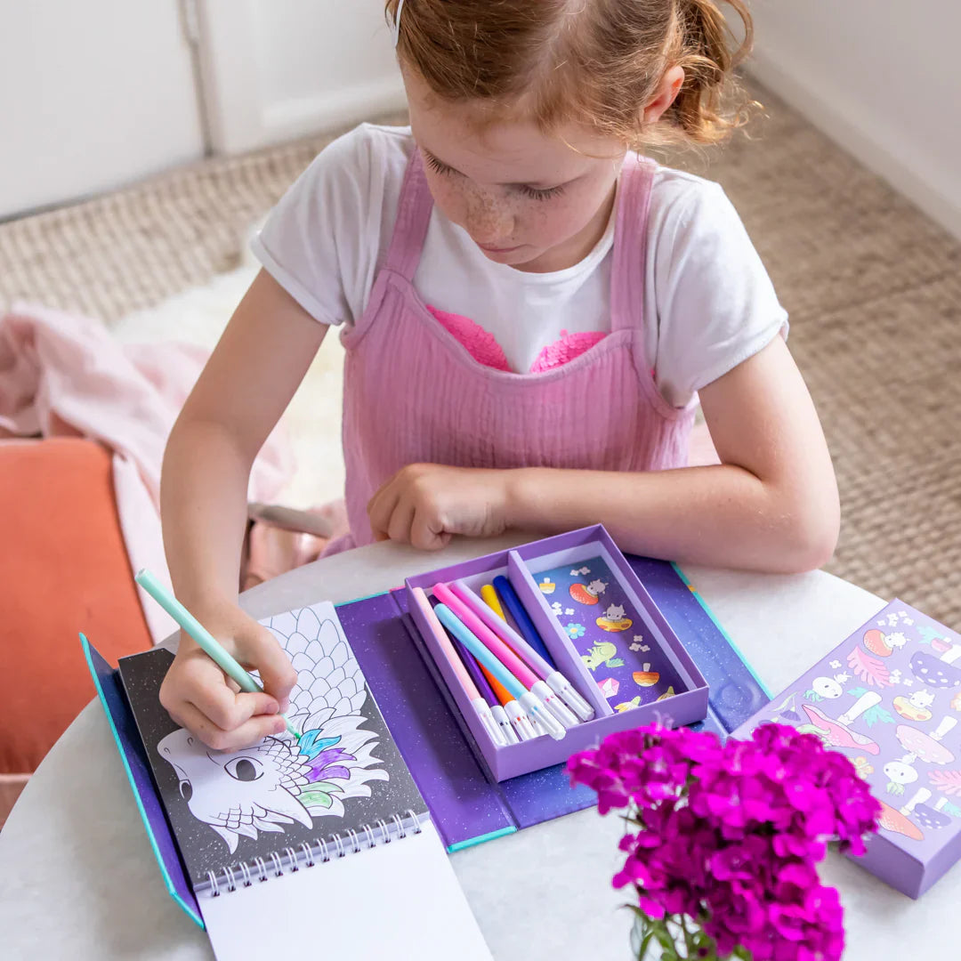 Set Para Colorear Colouring Set - Mystical Forest