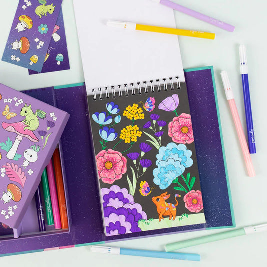 Set Para Colorear Colouring Set - Mystical Forest