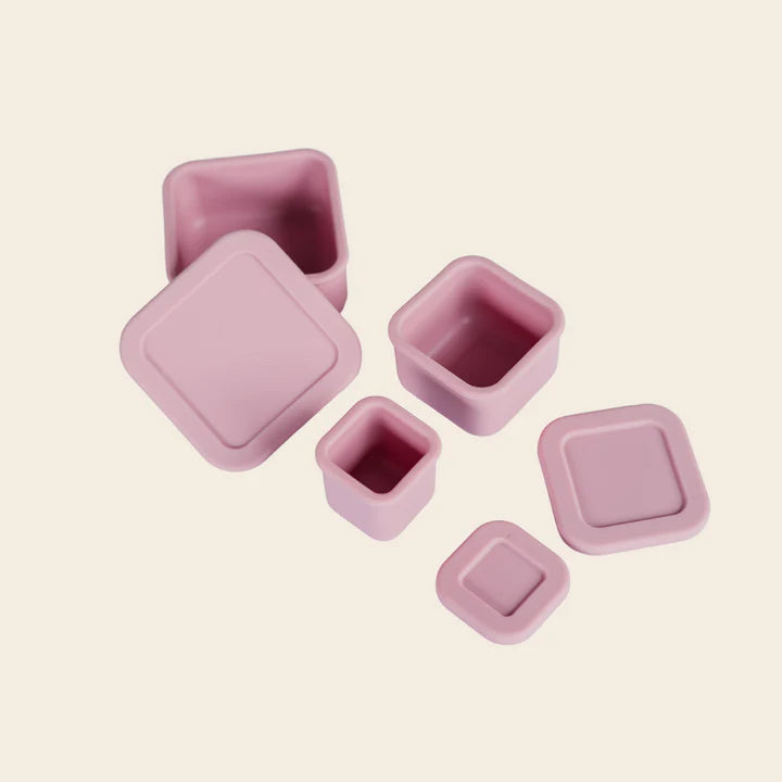 Mini Bento Box Silicona Set X3