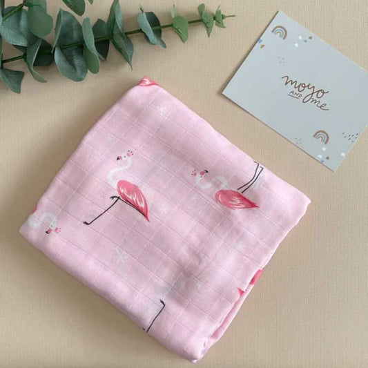 Muselina Flamenco Rosa