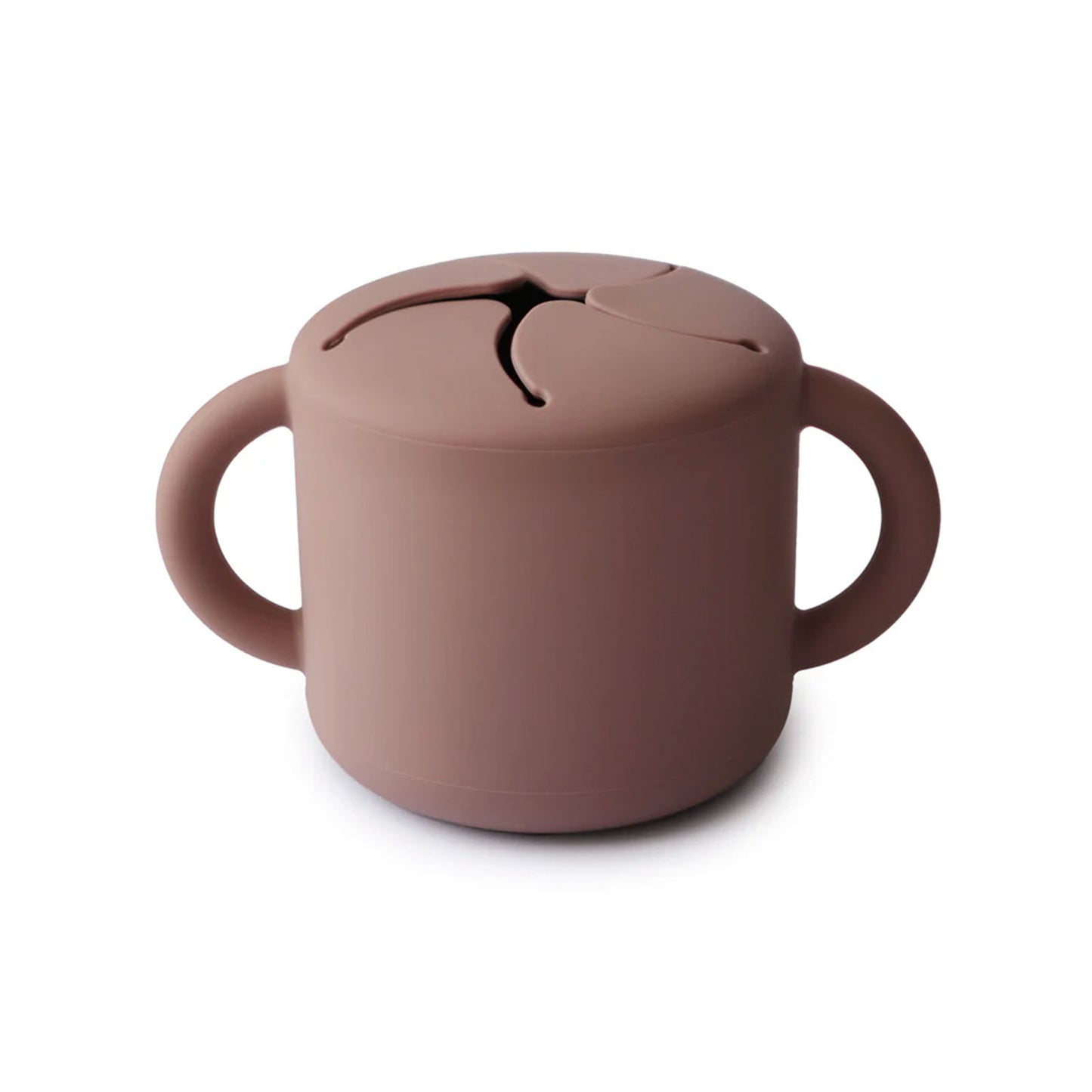Mushie Snack Cup - Cloudy Mauve
