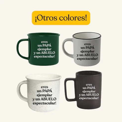 Taza Mug eres un Papa Ejemplar y un Abuelo Espectacular