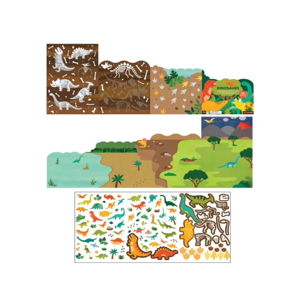 Set de Actividades con Stickers - Dinosaurs