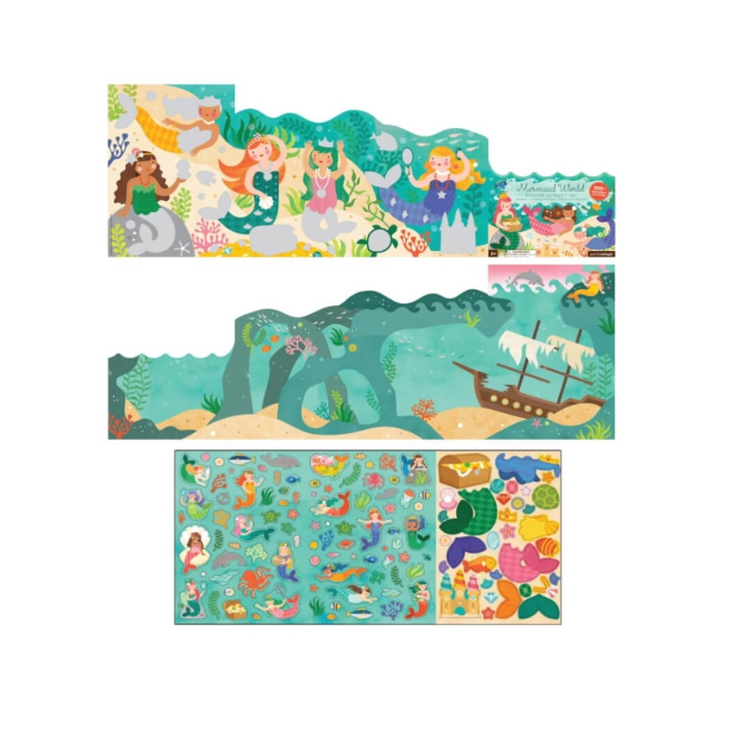 Set de Actividades con Stickers - Mermaid World