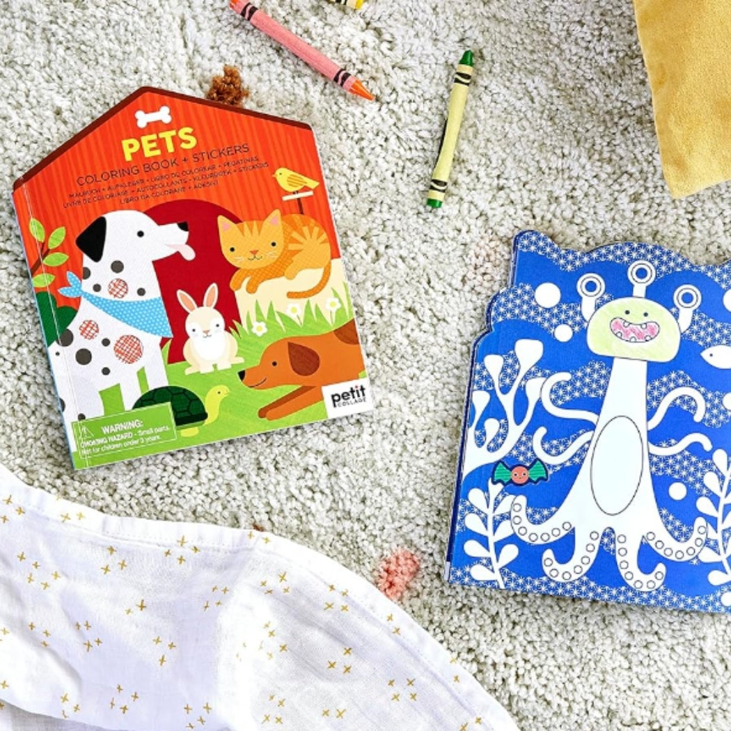 Pets - Libro para Colorear con Stickers