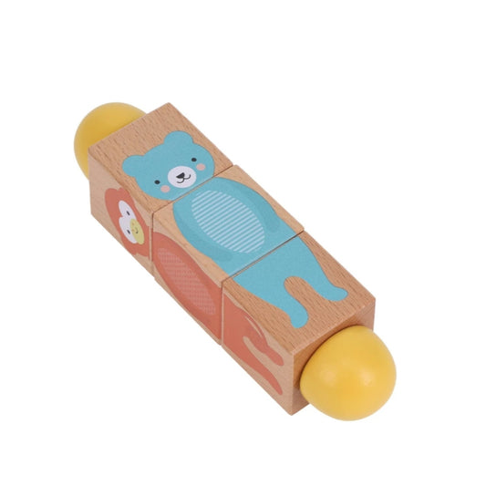 Petit Match Up Toy - Juego Giratorio de Madera