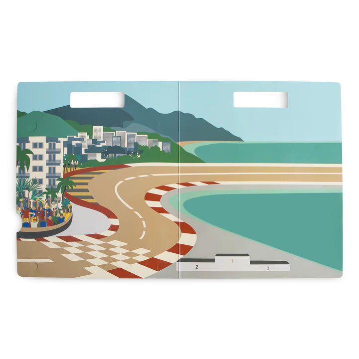 Mushie Reusable Sticker Set Race Cars