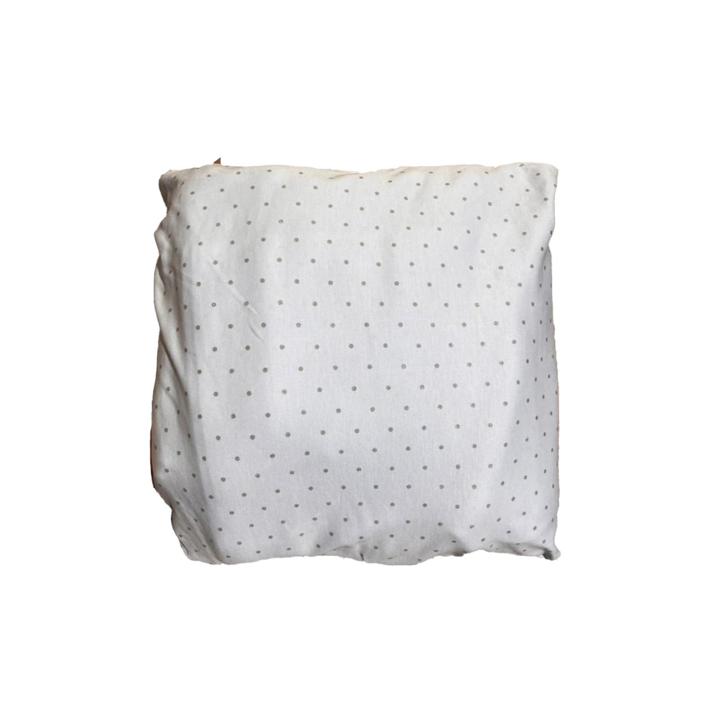 Set de Sábana para Cuna Celeste con Puntos Grises