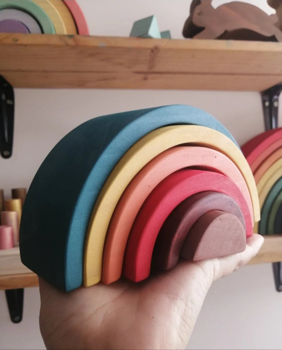 Arcoíris Pequeño 16 cm Atardecer Esmeralda