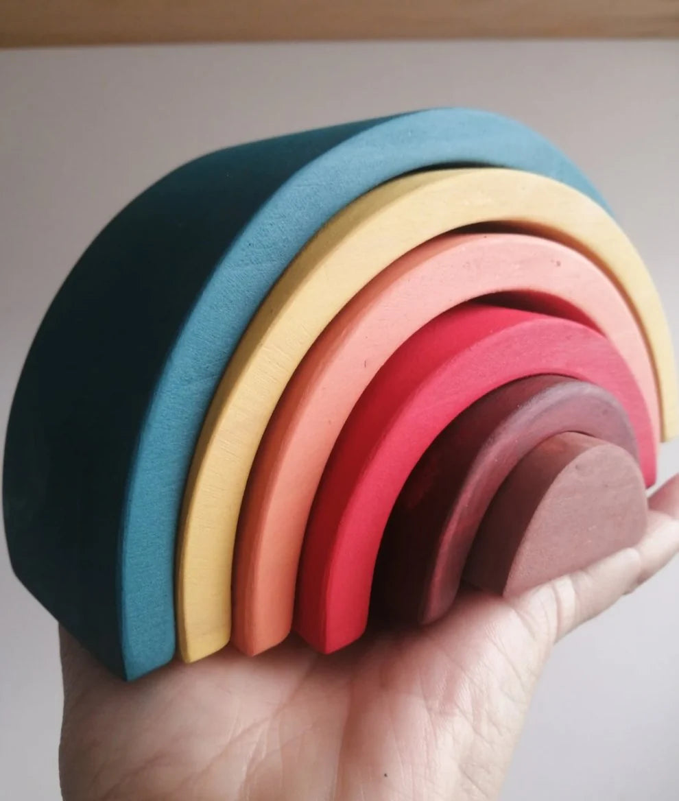 Arcoíris Mediano 23cm Atardecer Esmeralda