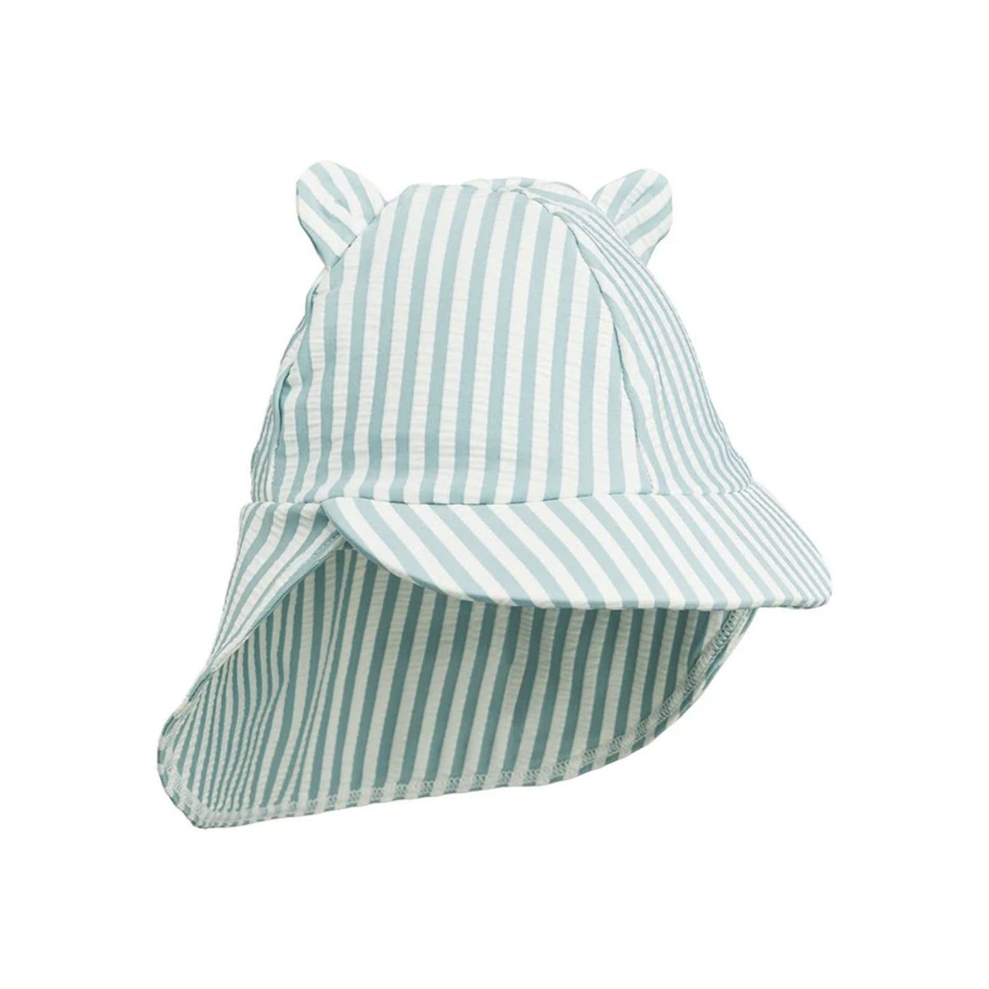 Gorra Senia - Seersucker Stripe sea Blue White