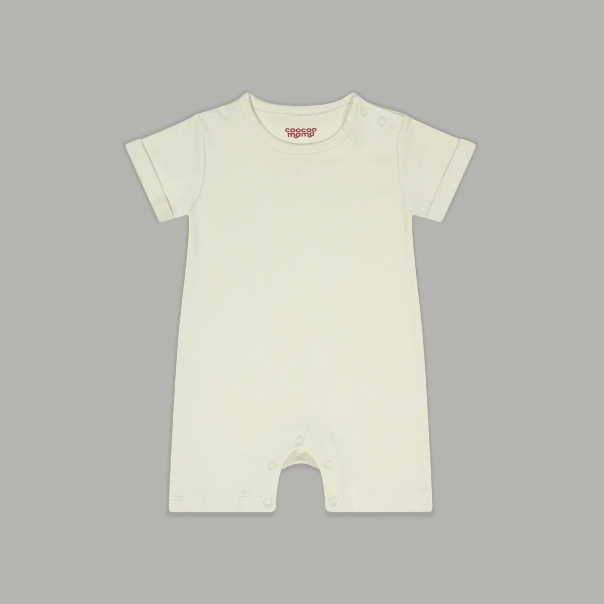 Zip Up y Down Onesie Short Greeny