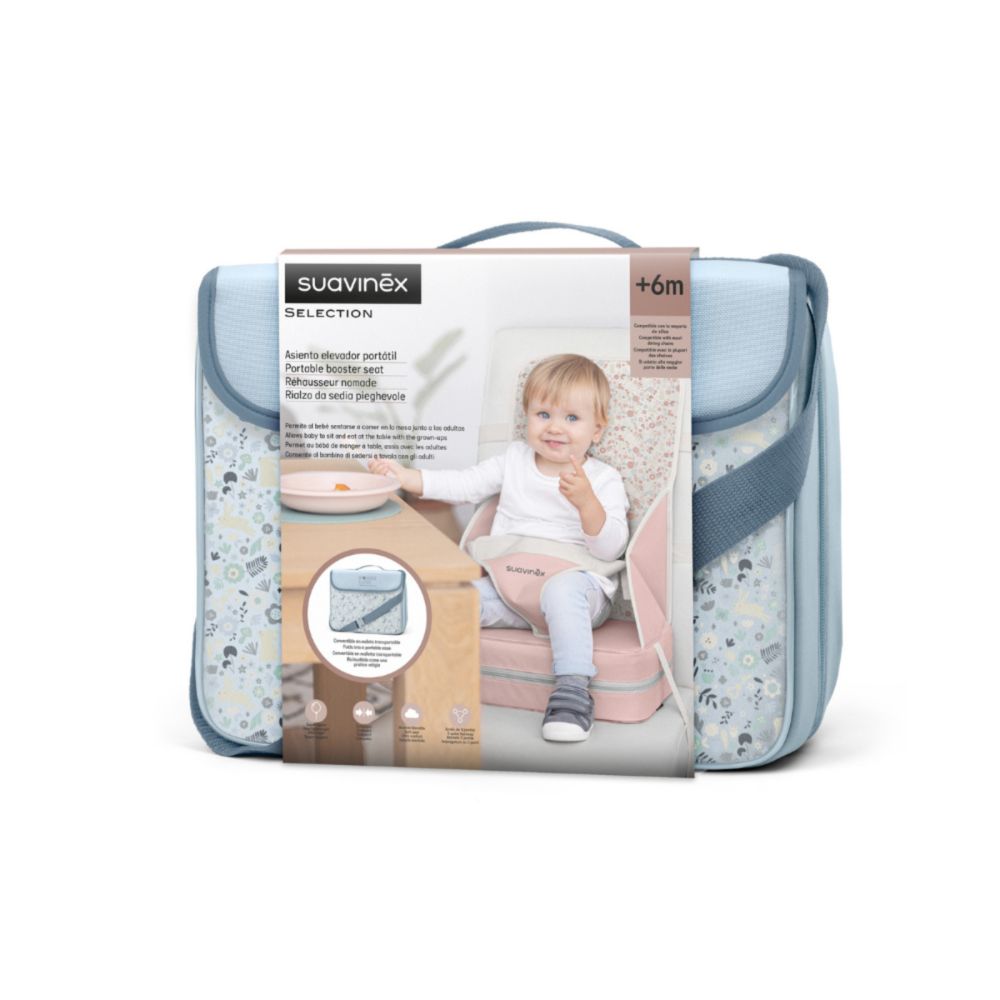 Silla de Comer Portátil Wonderland Azul