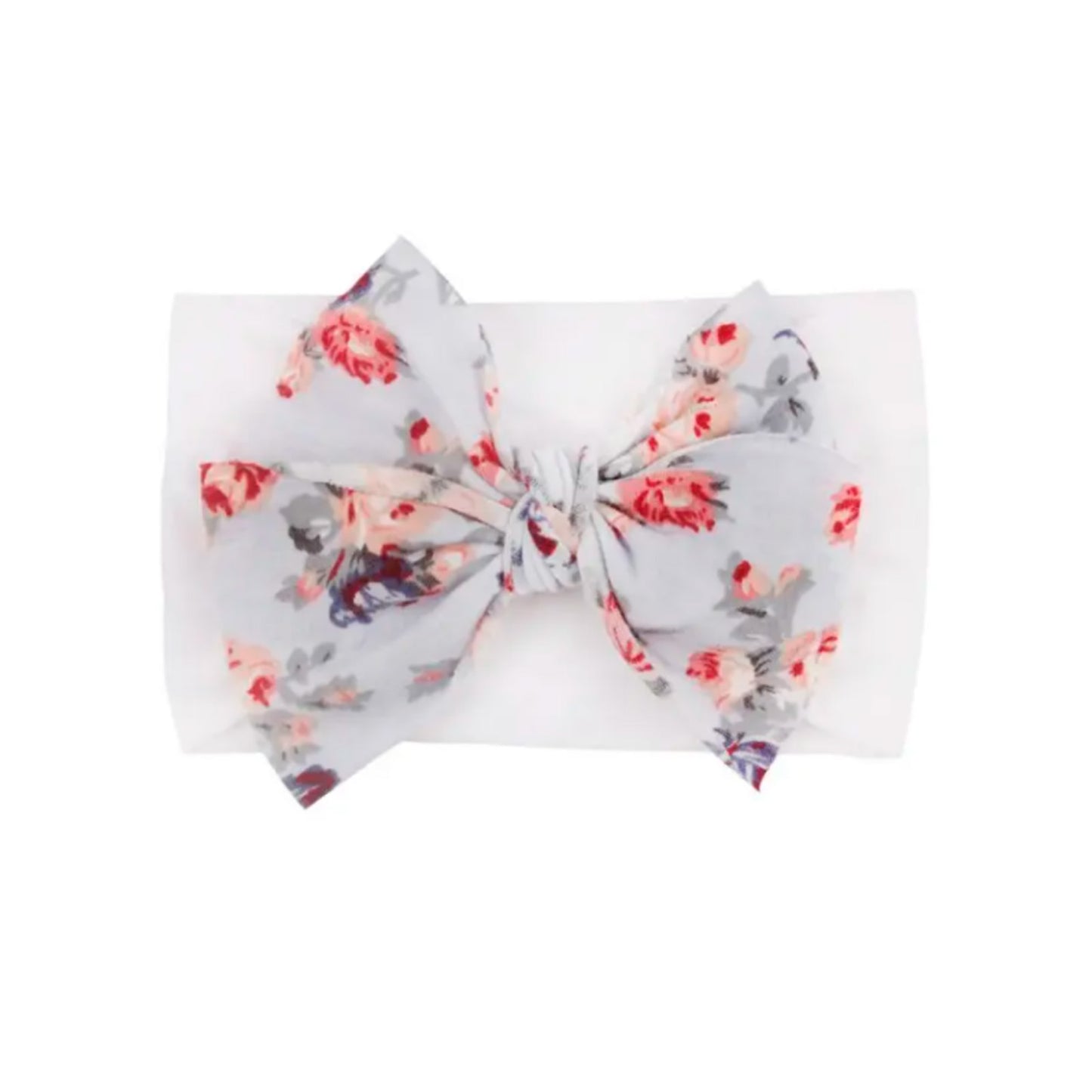 Vincha Lazo Multicolor Blanco