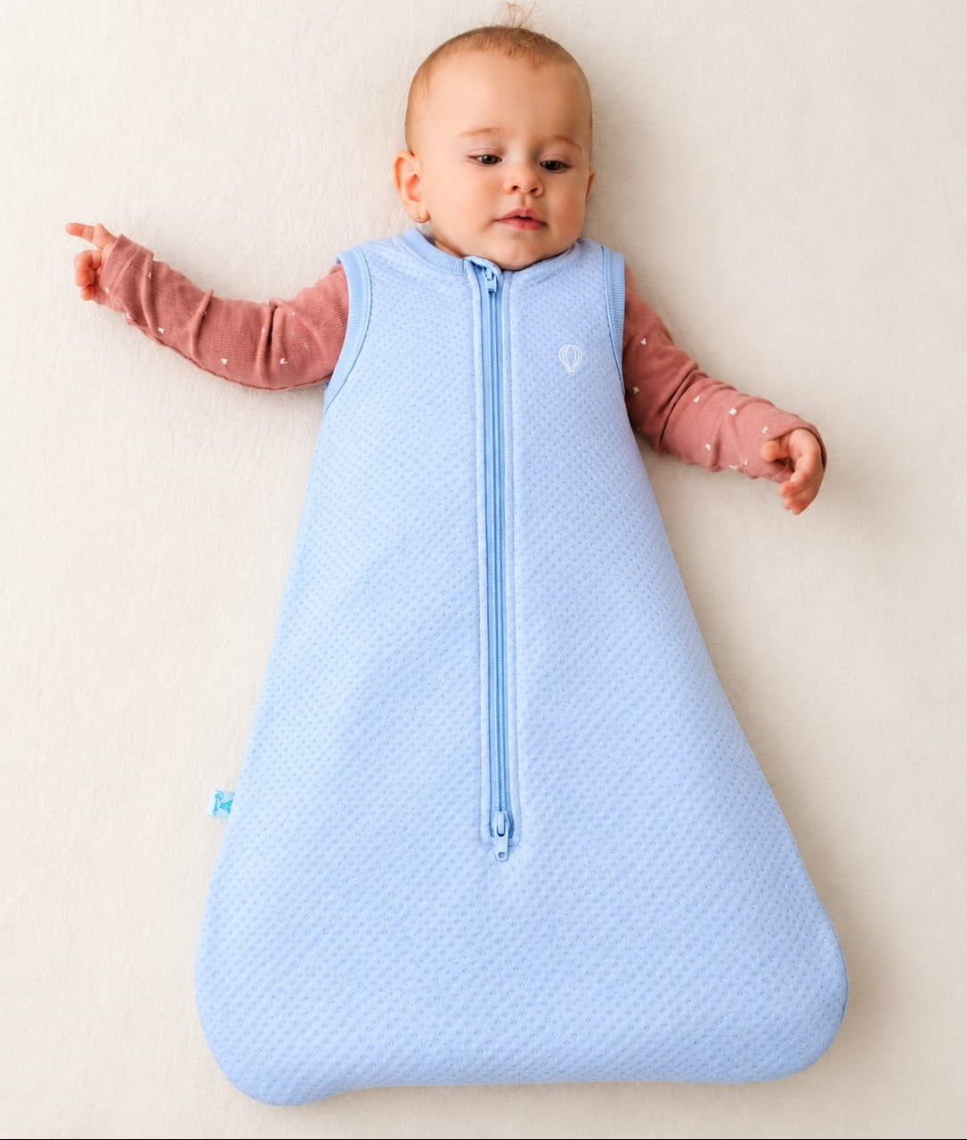 Saquito Bolsita para Dormir Verano - celeste