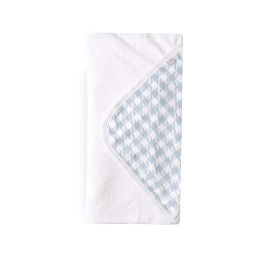 Toalla Toddler Blanca de Algodón con Capucha