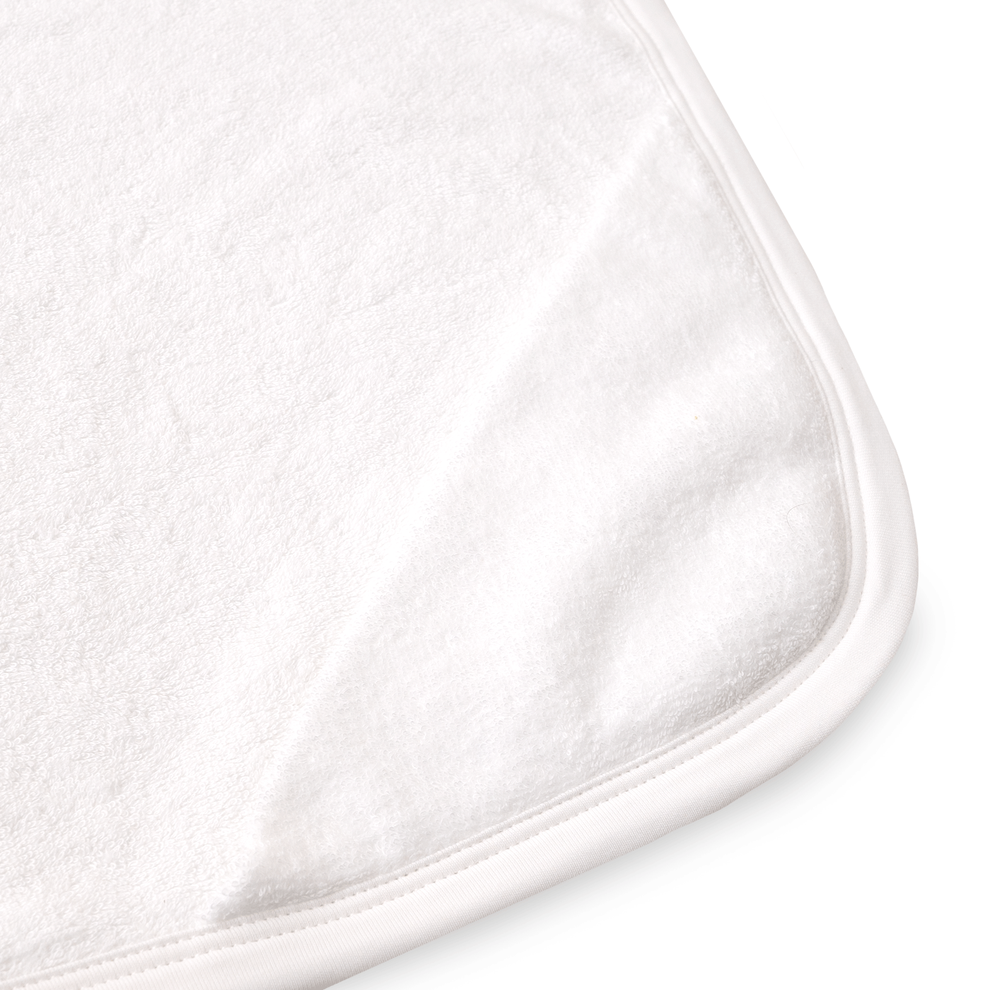 Toalla Toddler Blanca de Algodón con Capucha
