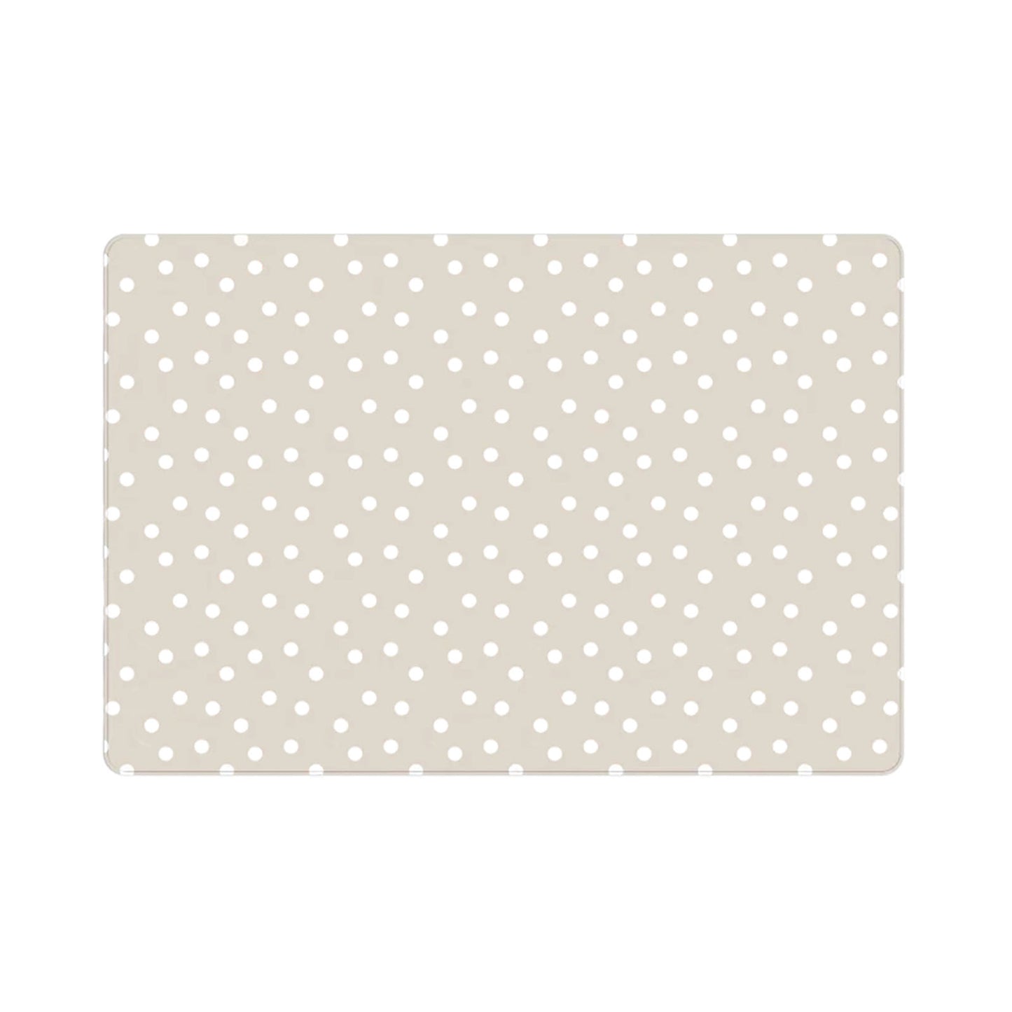 Alfombra de Juego - Playmat Crema con Puntos Blancos