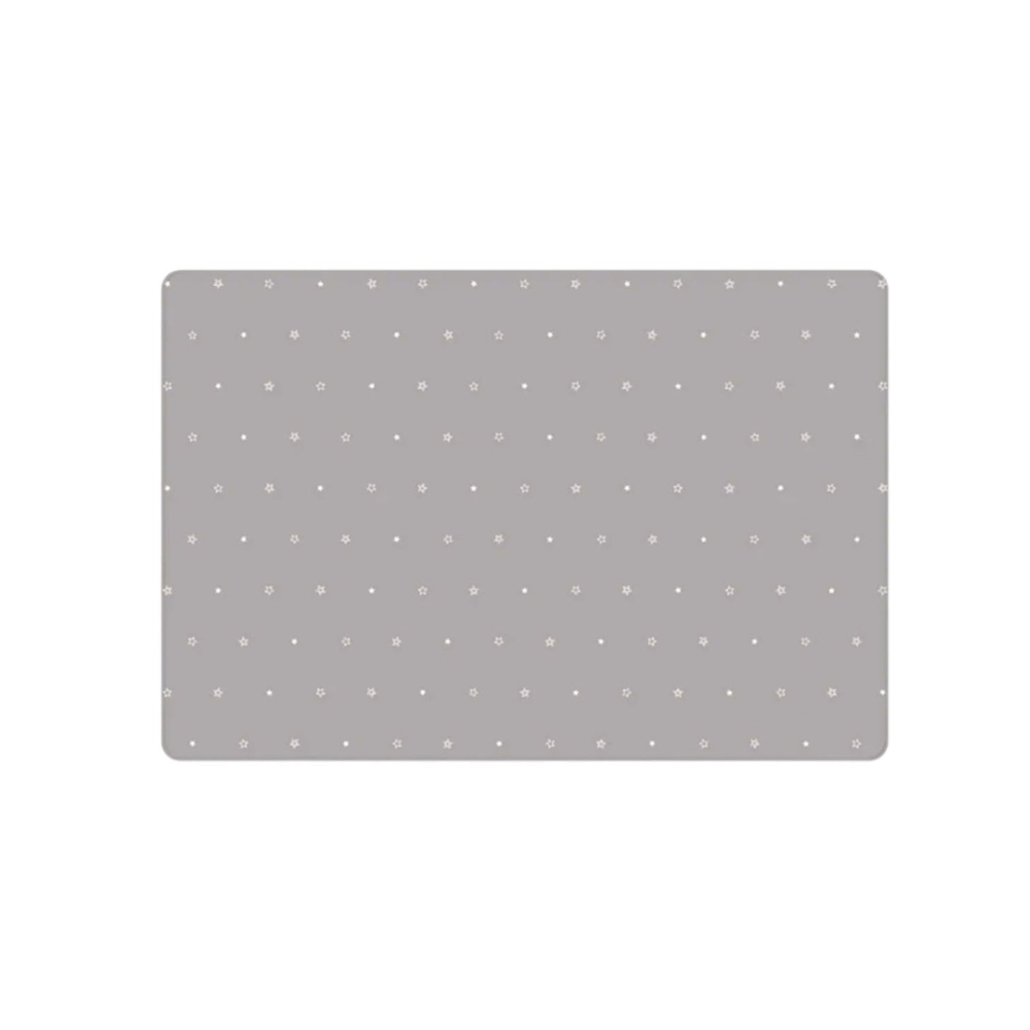 Alfombra de Juego - Playmat Gris con Estrellas Pequeñas Blancas