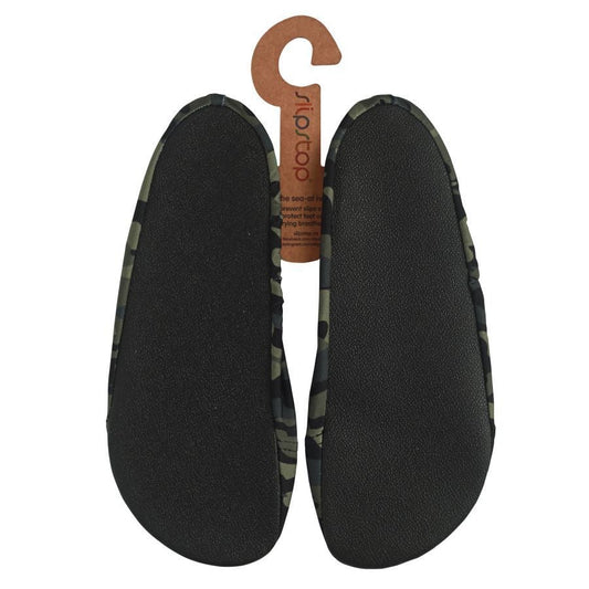 Zapato Slipstop Antideslizante - Army Junior