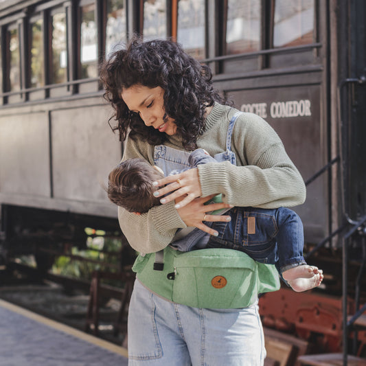 Asiento Porta Bebé Gris