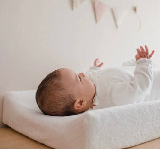 Colchón Cambiador 70x40 Tapete Impermeable Celeste Entero