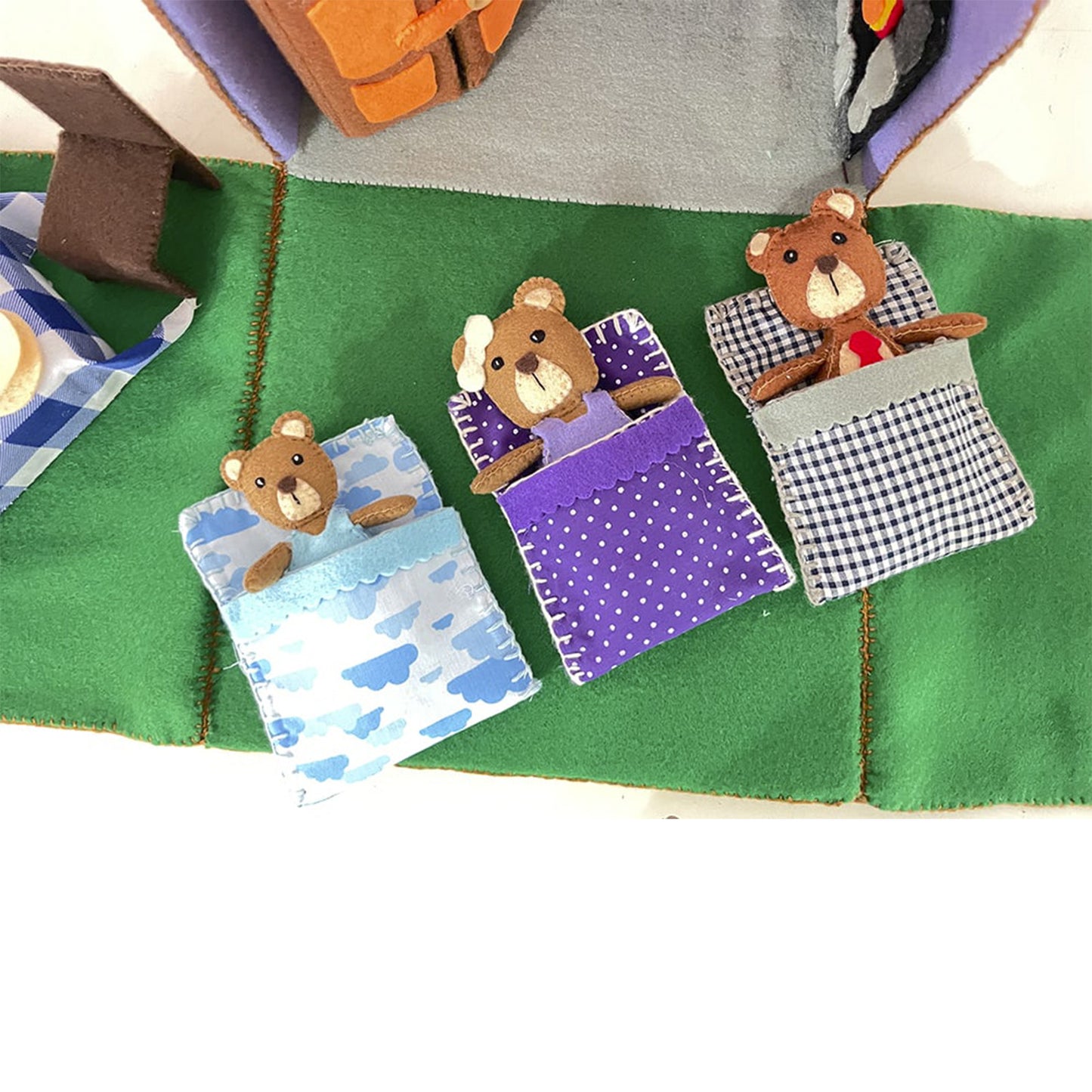 Casita Fieltro Ricitos