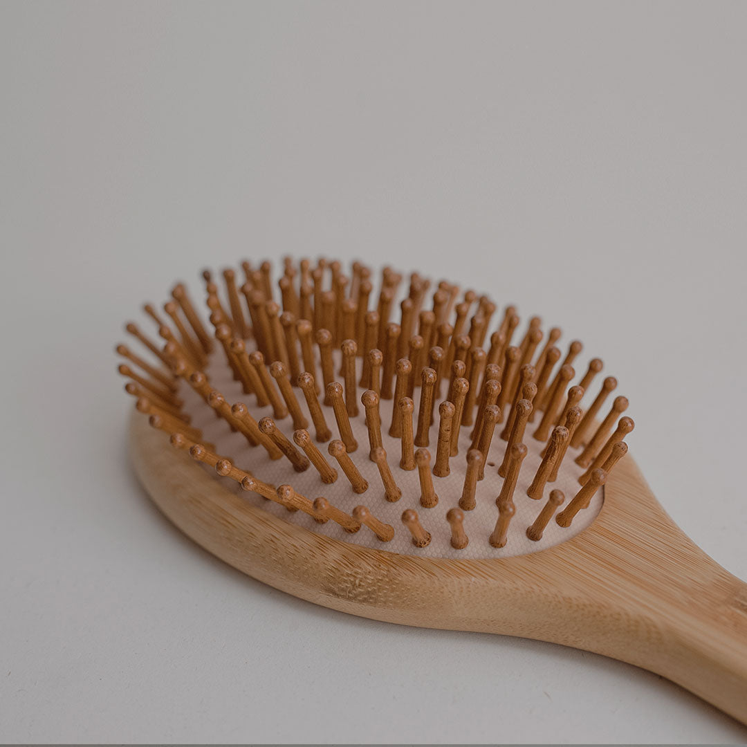 Cepillo de Cabello Bambú Redondo