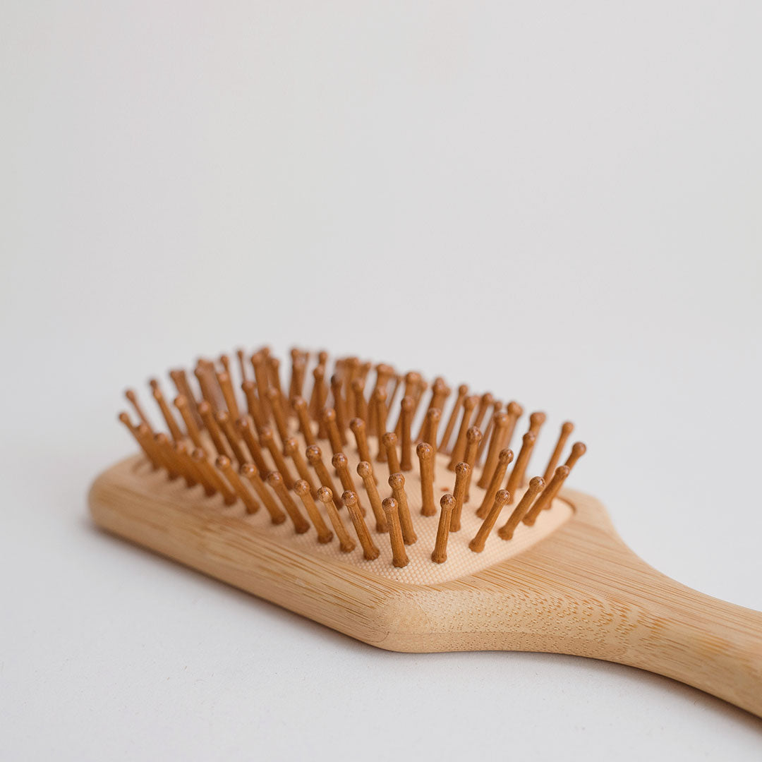 Cepillo de Cabello Bambú Cuadrado